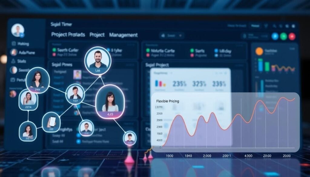 Pay-per-user model for project management software