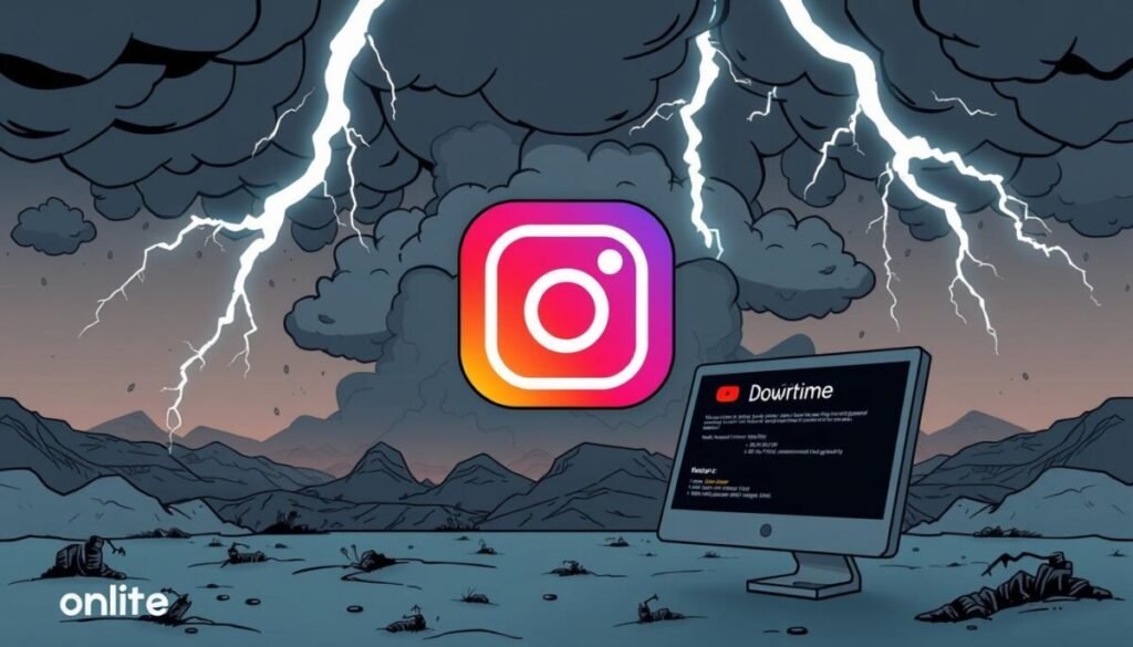 Instagram server downtime