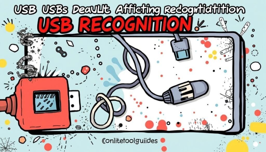 USB device faults affecting recognition