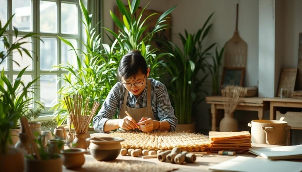 producción ecologica de abanicos