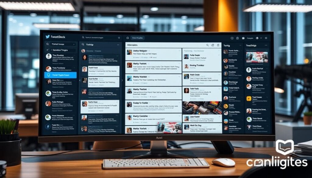 TweetDeck multi-column layout