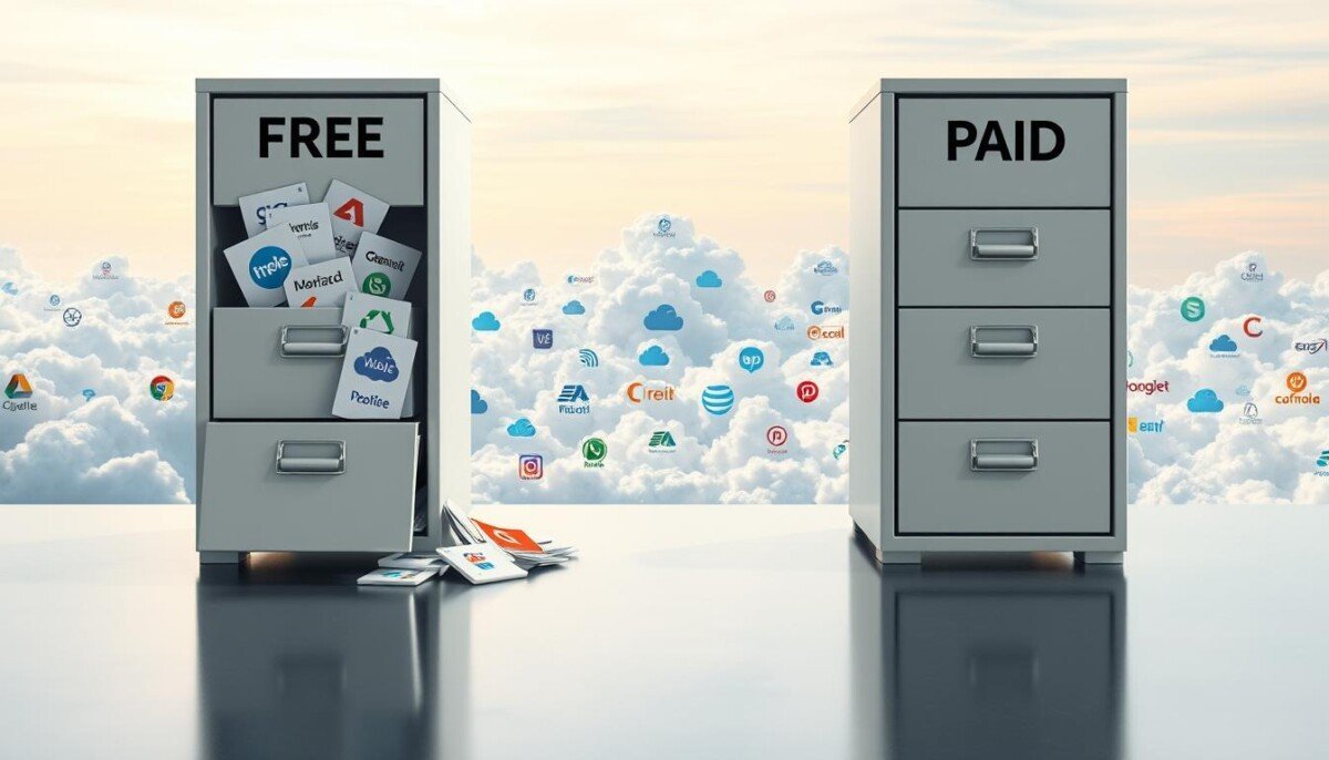Free vs. Paid Cloud Storage Services