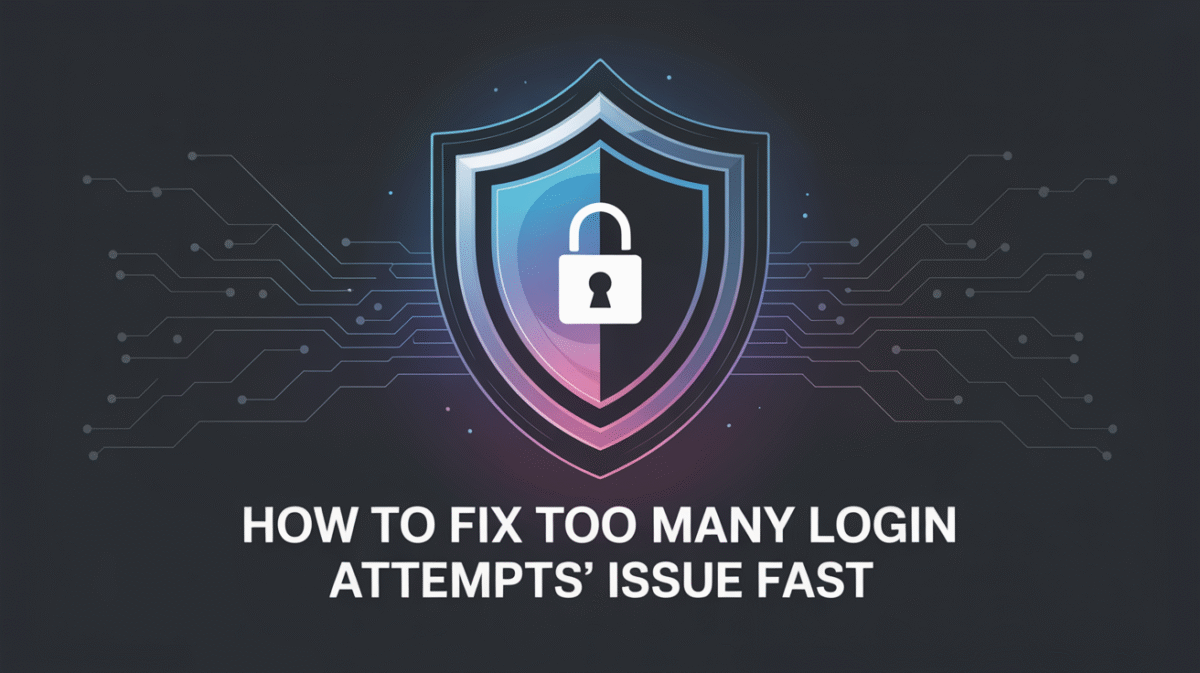 How to fix to many login