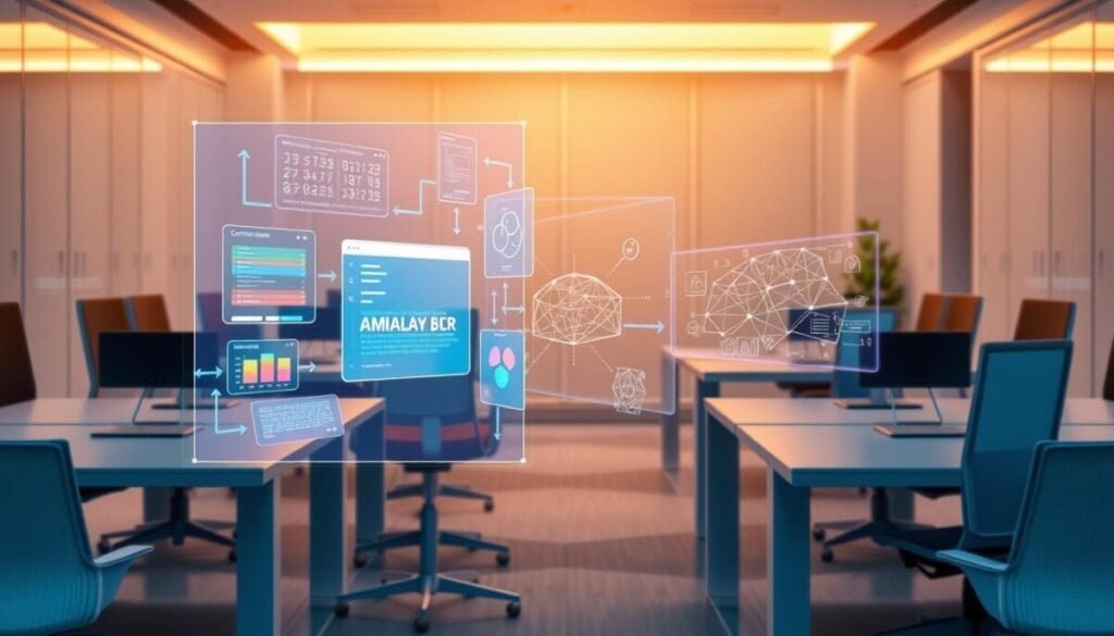 A sleek, futuristic office setting with streamlined desks and chairs. In the foreground, a holographic display showcases interactive AI-powered tools for internal linking, their interfaces glowing with vibrant colors. The middle ground features data visualizations and intricate algorithms, hinting at the complex processes powering these cutting-edge technologies. The background is bathed in a soft, warm light, creating a sense of focus and innovation. The overall atmosphere is one of efficiency, sophistication, and the seamless integration of AI into the internal linking workflow. A sleek, futuristic office setting with streamlined desks and chairs. In the foreground, a holographic display showcases interactive AI-powered tools for internal linking, their interfaces glowing with vibrant colors. The middle ground features data visualizations and intricate algorithms, hinting at the complex processes powering these cutting-edge technologies. The background is bathed in a soft, warm light, creating a sense of focus and innovation. The overall atmosphere is one of efficiency, sophistication, and the seamless integration of AI into the internal linking workflow.