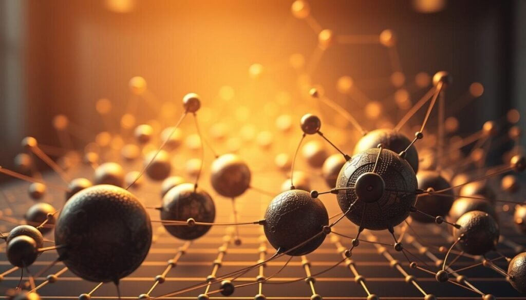 A visually striking arrangement of interconnected topic clusters, depicted in a hyper-realistic photographic style. The foreground showcases a series of spherical nodes, each representing a distinct conceptual theme, connected by dynamic lines and pathways. The nodes are rendered with intricate textures and subtle gradients, conveying a sense of depth and dimensionality. The middle ground features a subtle grid-like structure, serving as a framework to organize the topic clusters, while the background is a softly blurred, ambient setting, allowing the focal elements to stand out prominently. Warm, golden lighting casts a gentle glow across the scene, creating a sense of depth and drama. The overall composition suggests the power of interconnected ideas and the importance of building content around cohesive topic clusters. A visually striking arrangement of interconnected topic clusters, depicted in a hyper-realistic photographic style. The foreground showcases a series of spherical nodes, each representing a distinct conceptual theme, connected by dynamic lines and pathways. The nodes are rendered with intricate textures and subtle gradients, conveying a sense of depth and dimensionality. The middle ground features a subtle grid-like structure, serving as a framework to organize the topic clusters, while the background is a softly blurred, ambient setting, allowing the focal elements to stand out prominently. Warm, golden lighting casts a gentle glow across the scene, creating a sense of depth and drama. The overall composition suggests the power of interconnected ideas and the importance of building content around cohesive topic clusters.