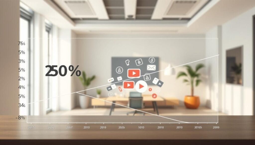 A detailed, hyper-realistic illustration of a "Shorts revenue sharing model". The foreground depicts a transparent graph displaying percentages and figures, representing the ad revenue distribution between YouTube and creators. The middle ground showcases a stylized, abstract visualization of the YouTube platform, with dynamic graphics and icons symbolizing the video-sharing ecosystem. The background features a softly-lit, modern office setting, with clean lines, minimalist furniture, and a sense of professional sophistication. The overall mood is one of clarity, precision, and a deep understanding of the complex financial mechanisms behind YouTube Shorts monetization.