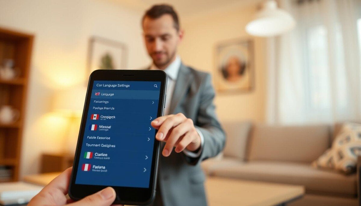 facebook won't let me change language