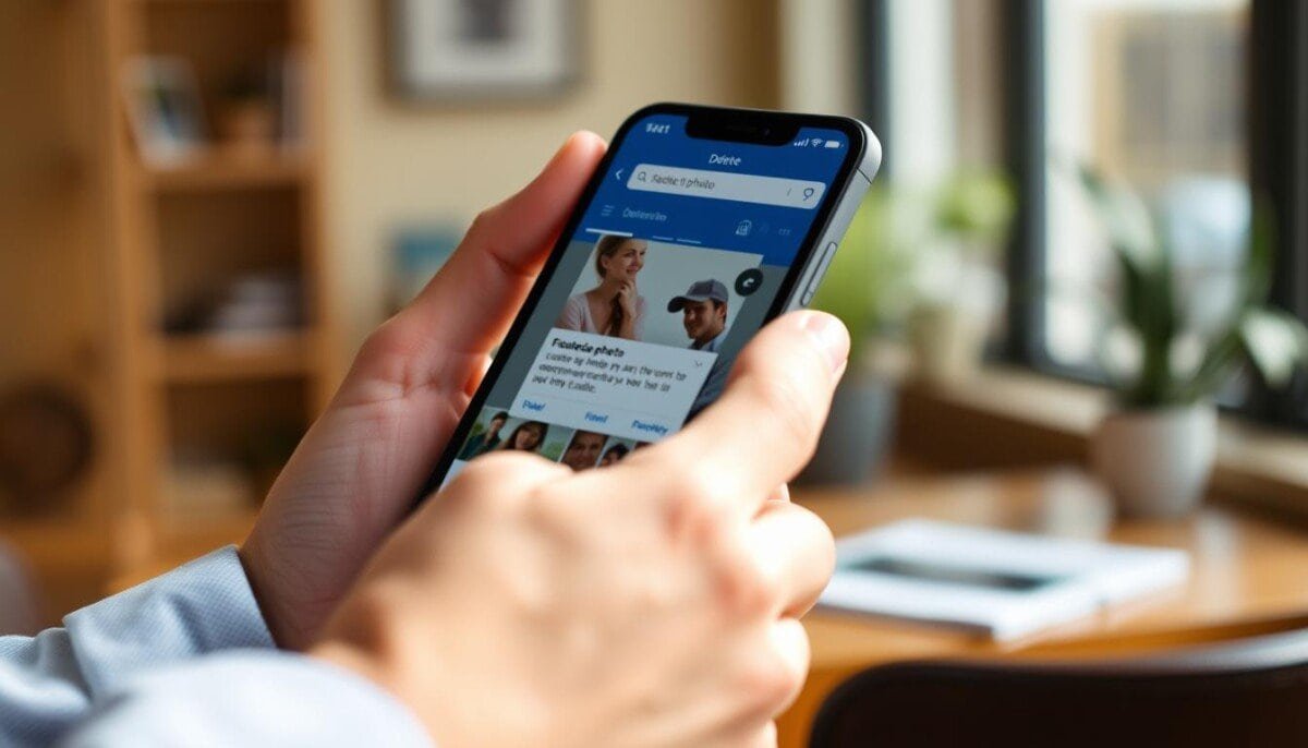 facebook won't let me delete photo