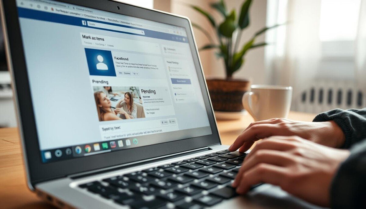 facebook won't let me mark as pending