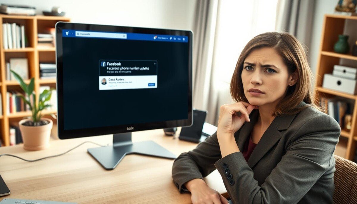 facebook won't let me update my phone number