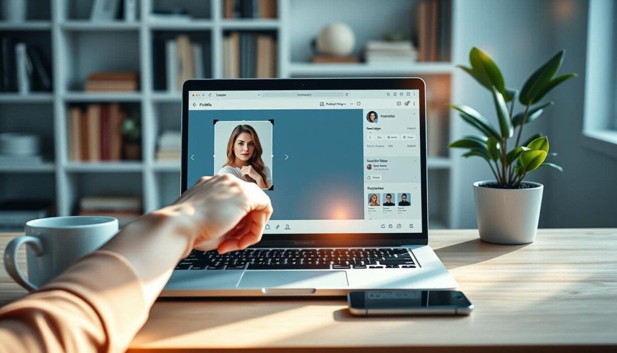 how to get square pfp on x