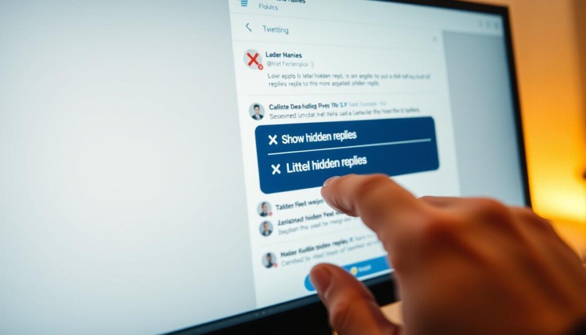 how to see hidden replies on x