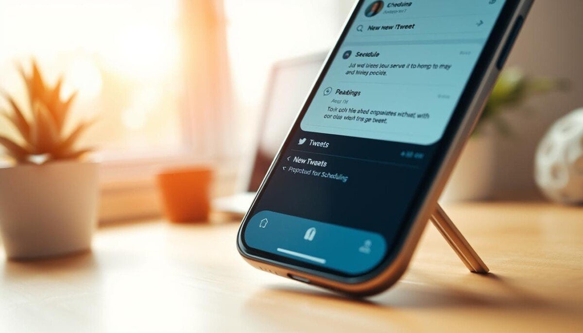schedule tweets iphone