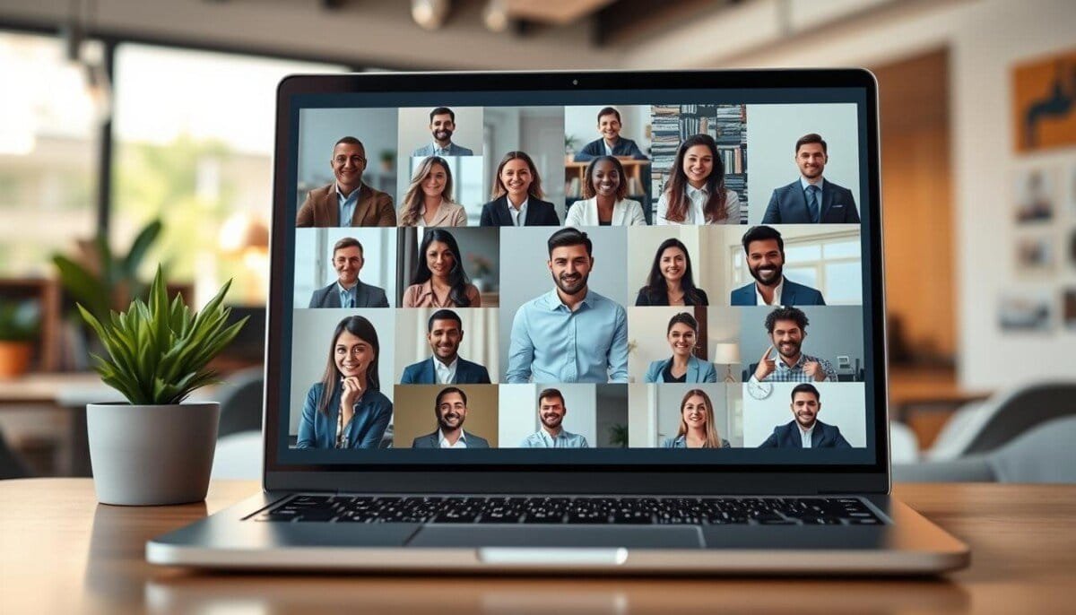 google meet grid view