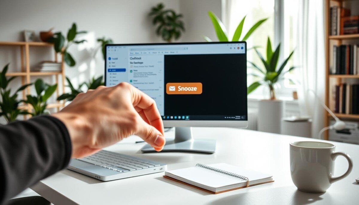 outlook snooze email