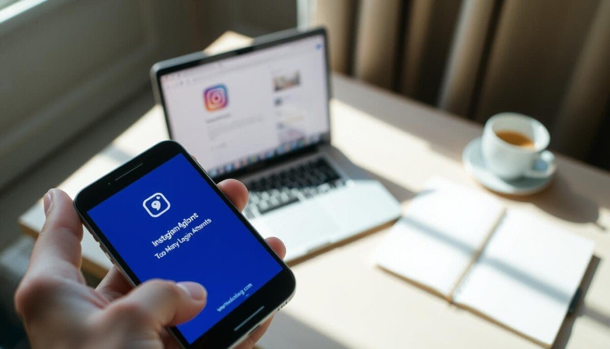 too many login attempts instagram fix