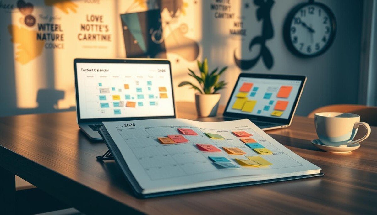 twitter content calendar 2026