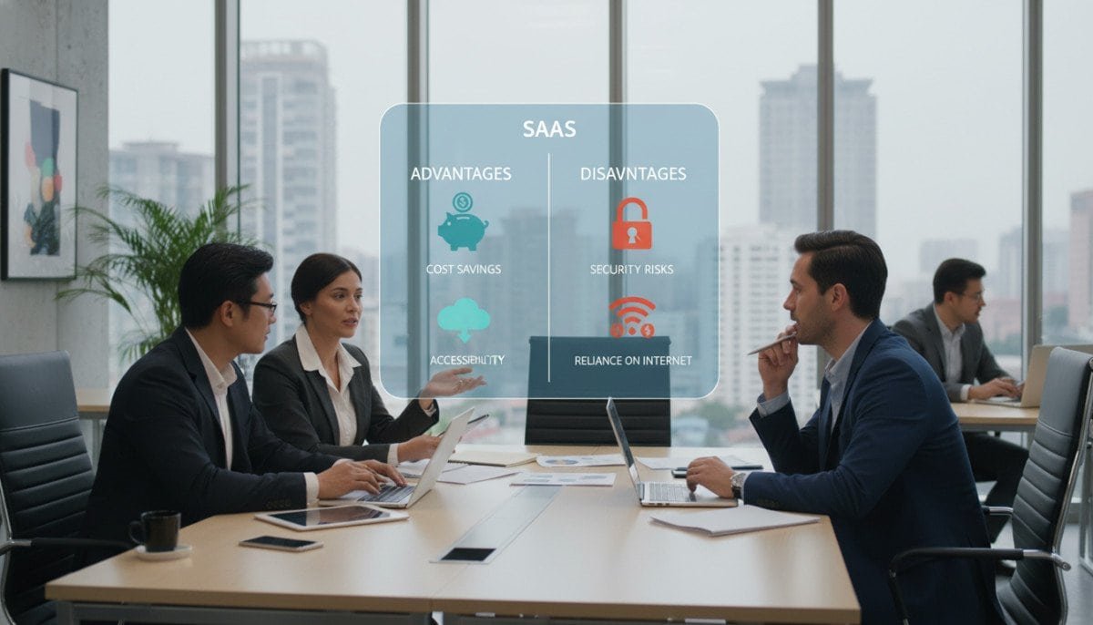 saas advantages and disadvantages